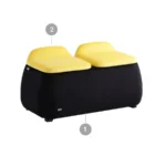 مبل دونفره P10N2 - تصویر 3