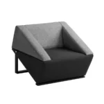 مبل اداری یک نفره F700N1 دو رنگ