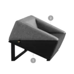 مبل یک نفره F700N1 - تصویر 3