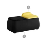 مبل یک نفره P10NR - تصویر 3